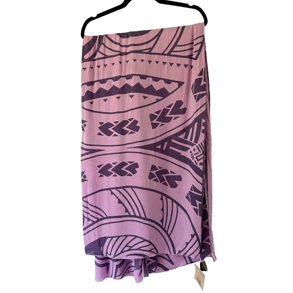 NWT Casual Movements Purple Geo Print Infinity Multi Use Sarong One Size - Picture 2 of 7